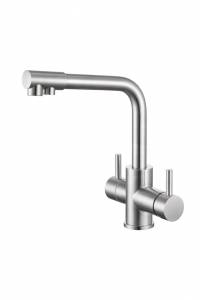 Смеситель для кухни EMAR Steel ЕС - 4003H Satin