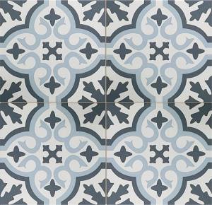Керамогранит Etili Seramik VENICE Sky Blue Black Pre-cut 45x45