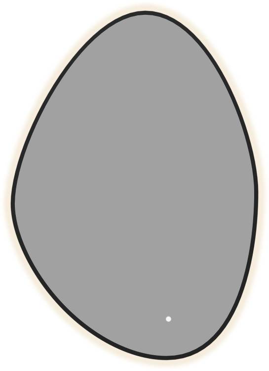 Зеркало Aquanet Контур 00367646 LED подсветка, черное, 85x60