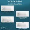 Чугунная ванна Delice Prestige 160x70 с ножками, с антискользящим покрытием фото 6