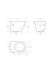 Унитаз подвесной BelBagno Marino BB7026CH-TOR-BS/SC безободковый, с сиденьем микролифт, с функцией биде и смесителем фото 12