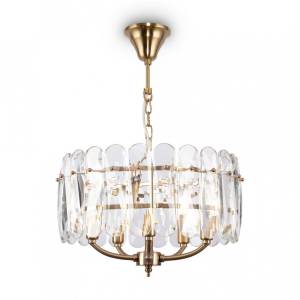Подвесная люстра Maytoni Suite MOD122PL-05BS Латунь