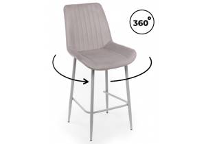 Полубарный стул Notta Седа 360 632610 латте (zd 290) / серый