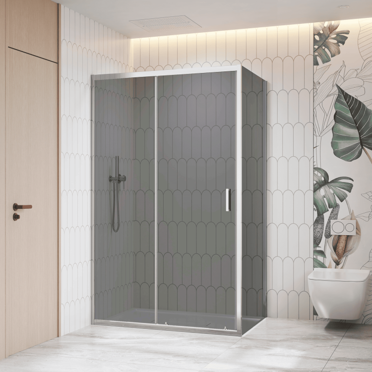 Душевой уголок RGW Classic CL-133 060913349-31 профиль хром, стекло тонированное, 140x90x195
