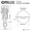 Большая подвесная каскадная люстра Citilux Lass CL249051 фото 11