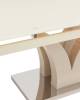 Стол обеденный Stool Group Верона DT-43-160-HGBG DUAL глянцевый бежевый 160(220)x90x75 фото 7