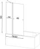 Акриловая ванна AM.PM Inspire V2.0 W52A-180-080W-A 180x80 с каркасом + шторка на ванну фото 11