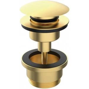 Донный клапан Remer 905CCR114BG Латунь, Золотой матовый
