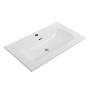 Раковина Cezares Eco CZR-8073-80 80 см, белая глянцевая