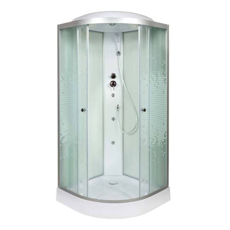 Душевая кабина AvaCan L908GM с гидромассажем, 80x80x215