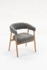 Стул Stool Group Zubo DM4729-1 OTE-Q-456 D.GREY темно-серый, с деревянными ножками фото 6