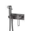 Гигиенический душ Iddis Duna DUNGMV0i08 с защитным клапаном, графит матовый
