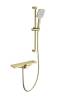 Смеситель для ванны Wonzon & Woghand WW-B2551-A-BG с душем и термостатом, брашированное золото