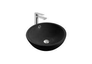 Раковина Aquatek AQ5354-MB накладная 440x440x175 мм, черный матовый