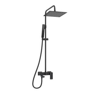 Душевой комплект Wasserkraft A277.255.218.BM черный, со смесителем