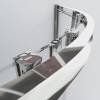 Душевой уголок Vincea Garda VSQ-1G800CL 80x80, профиль хром, стекло прозрачное фото 5