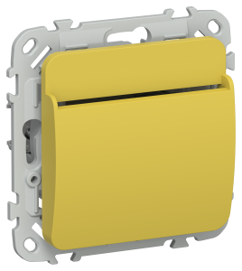 Выключатель карточный IEK Flite FI-V11-0-10-K44 желтый карри