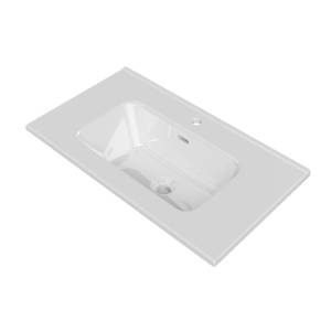 Раковина Grossman Омега 10.R02.80.000 белый глянец, 80x46