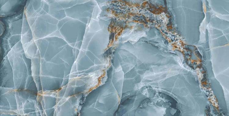 Керамогранит A-Ceramica Onyx Blue High Gloss 9mm 60x120