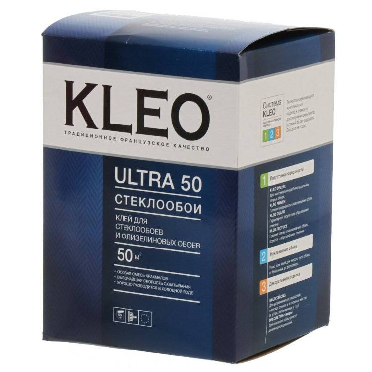 Клей для обоев Kleo 070 ULTRA 50 сыпучий 500 гр