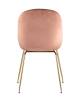 Набор из 2 стульев Stool Group Beetle 8329 VELVET DARK PINK X2 пудровый фото 5