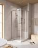 Душевой уголок Cezares Relax RELAX-304-A-2-90-C-CR профиль хром глянцевый, стекло прозрачное, 90x90x200