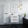 Тумба с раковиной Iddis Cloud 80 CLO80W0i95K подвесная, белый фото 3