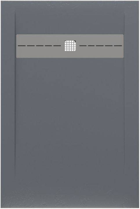 Поддон для душа Allen Brau Infinity с накладкой на сифон, синий матовый, 1200х900