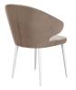 Стул Дик DikLine 355 00-00073751 B03 BEIGE, ножки белые фото 3