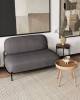 Диван Stool Group Стоун vd-dv-stone-f68 рогожка тёмно-серый фото 2