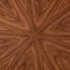 Стол Bradex Home Liverpool RF 0520 шпон орех лучевой набор, с черными ножками 110x110x75 фото 8