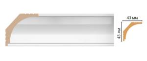 Плинтус потолочный DECOMASTER D109-114 240x4.3x4.3