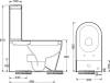 Чаша для унитаза-компакта BelBagno Genius BB541CP фото 4