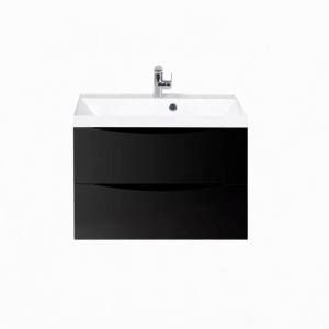Тумба с раковиной BelBagno Marino 70 nero lucido