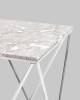 Стол журнальный Stool Group Авалон EET-0551 сталь серебро 61x61 фото 4