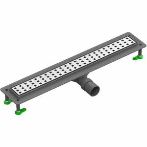 Душевой лоток Ctesi Flow Square BK4024640 70 см, хром