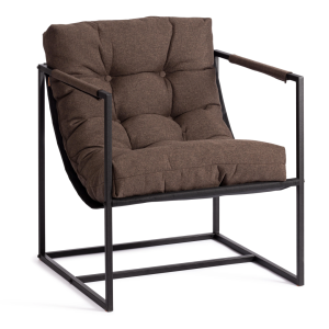 Кресло Tetchair Charli 24899 коричневый, рогожка