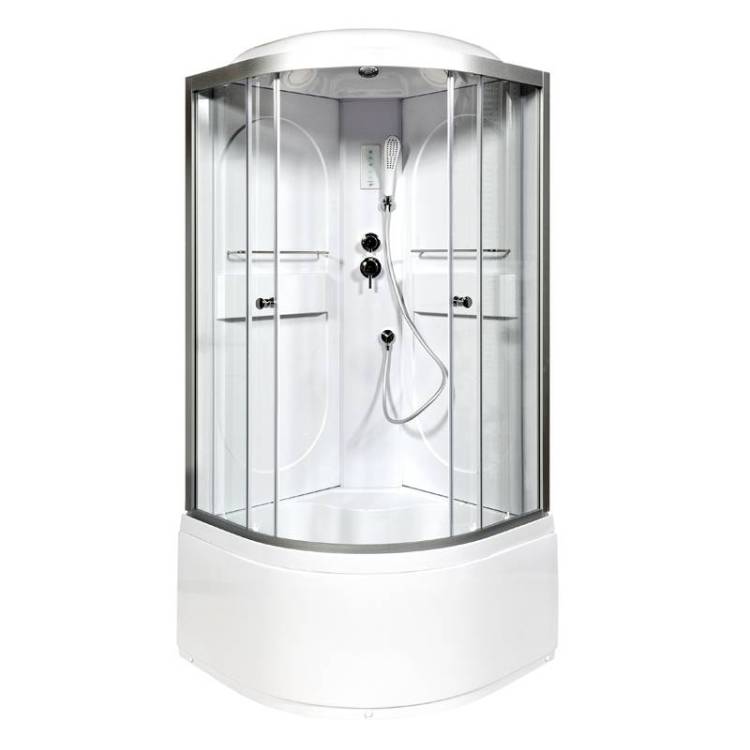 Душевая кабина AvaCan L610EL с электрикой, 100x100x215