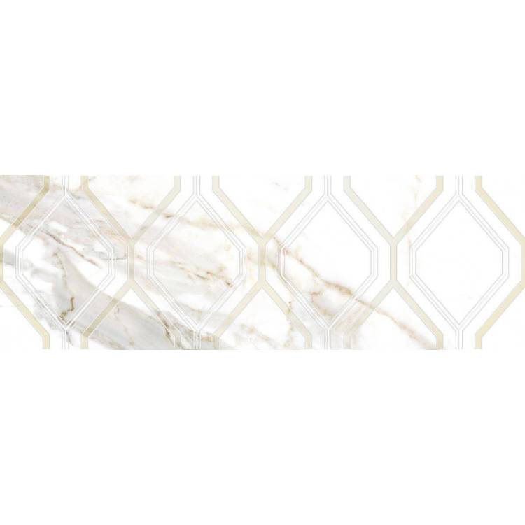 Декор Laparet Beryl Белый 25x75