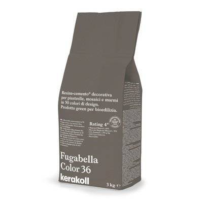 Затирка Kerakoll Fugabella Color полимерцементная 36, 3 кг