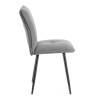 Набор из кресла и стула Tetchair Sweet LT 25051 серый, черный, флок фото 3