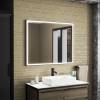 Зеркало Teymi Helmi Black Edition T20306IR с подсветкой, сенсор на взмах, 100x80 фото 6