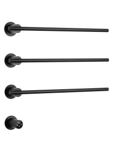 Полотенцесушитель электрический Wonzon & Woghand WW-A363-MB встраиваемый, Черный матовый