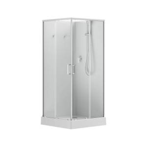 Душевая кабина Aquanet Passion EVO 281963 профиль белый, 900x900