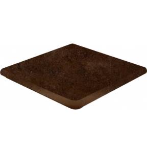 Ступень Gres de Aragon Urban  Esquina Redonda Caoba Antid 33x33