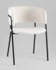 Кресло Stool Group Нэлли AV 486-C01-9005 букле белый фото 2