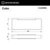 Полотенцедержатель WHITECROSS Cubo CU2458BL черный матовый фото 2