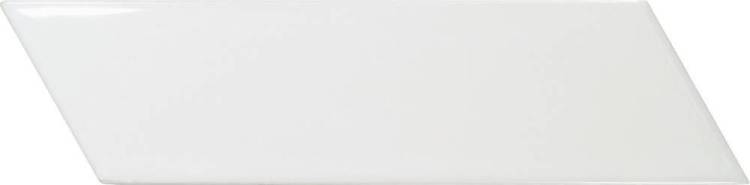 Керамическая плитка Equipe Chevron Wall 23361 White Right Matt 5.2x18.6