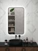 Зеркало Watersense Rita Black Soft Line W00920 LED подсветка, сенсор на взмах, 60x100 фото 5