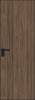 Межкомнатная дверь Profil Doors 1 AGK цвет профиля Черный, алюминиевая панель ясень горный 600x2000